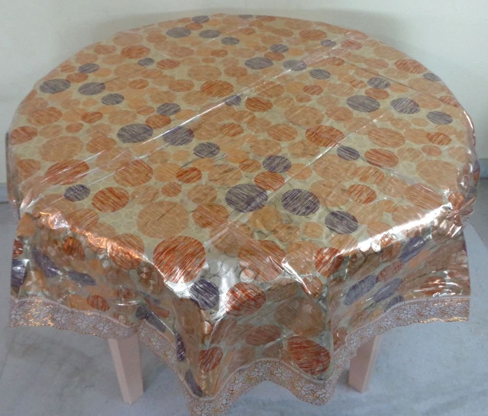 4 Seater Round 60 inches Highly Durable Printed Table Cover 1015