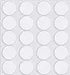 Mang tikka/ Multiple use round invible multisided sticker 20 sticker