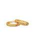 Multicolor Gold plated antique bangles set of 2 bangles