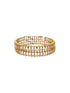Gold Plated Multi colour cz stone Set of 2 bangles