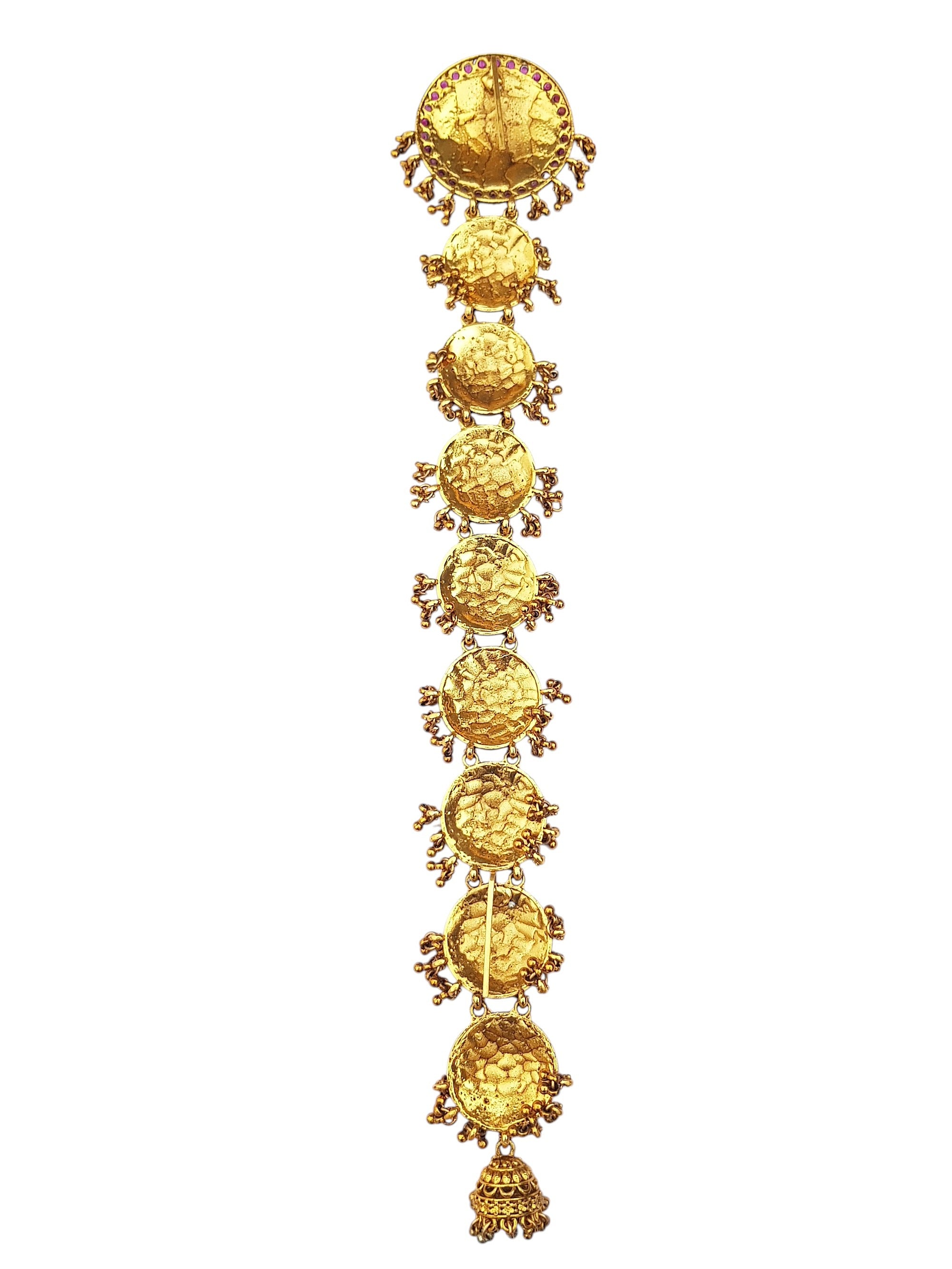 Gold Plated Hair Jada/Amboda/Hair Pin/Jada Bille  0825