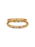 Multicolor Gold plated antique bangles set of 2 bangles  0825