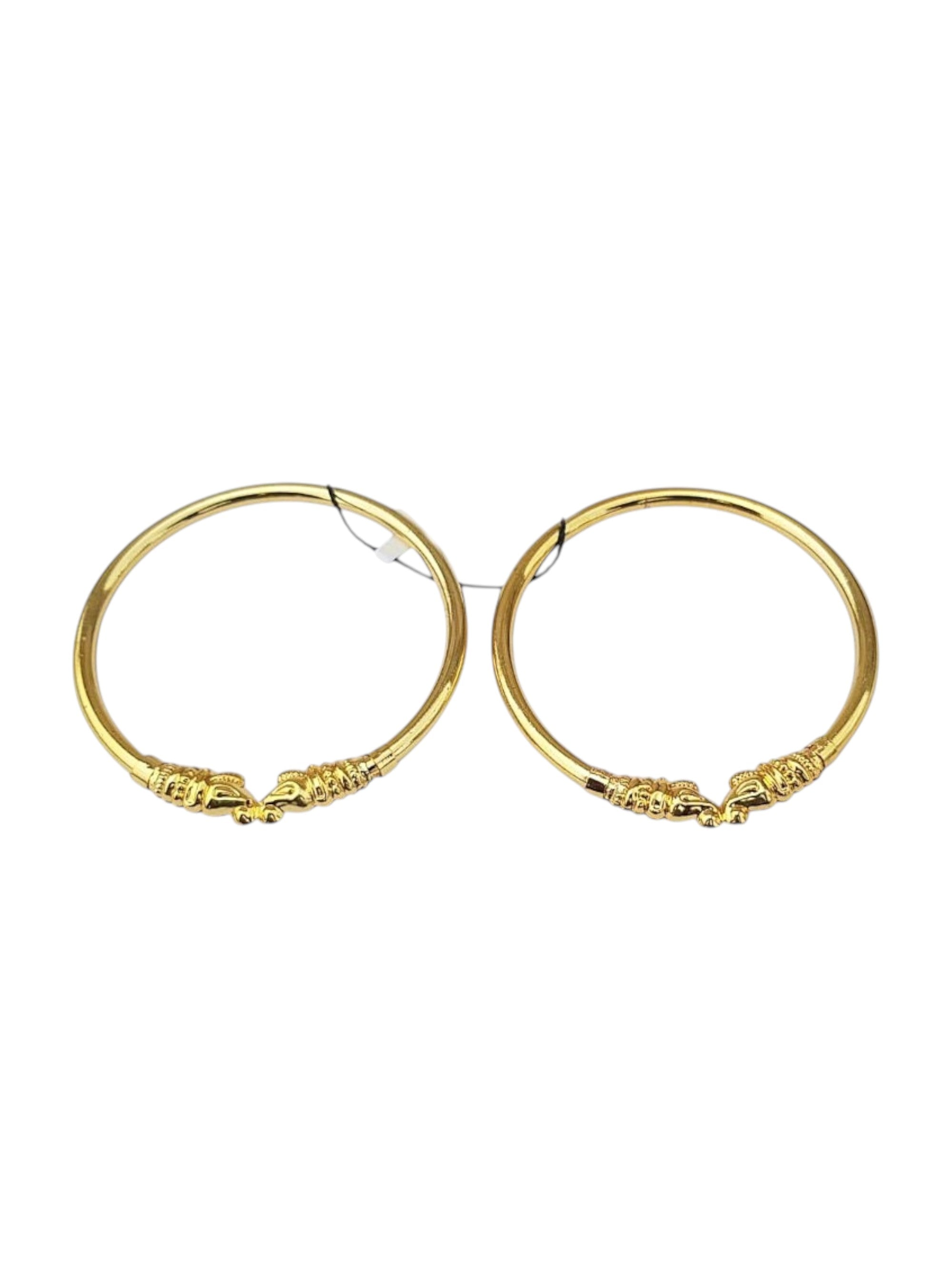 Gold plated Elephant Set of 2 bangles