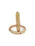 Multicolor Gold plated antique bangles set of 2 bangles