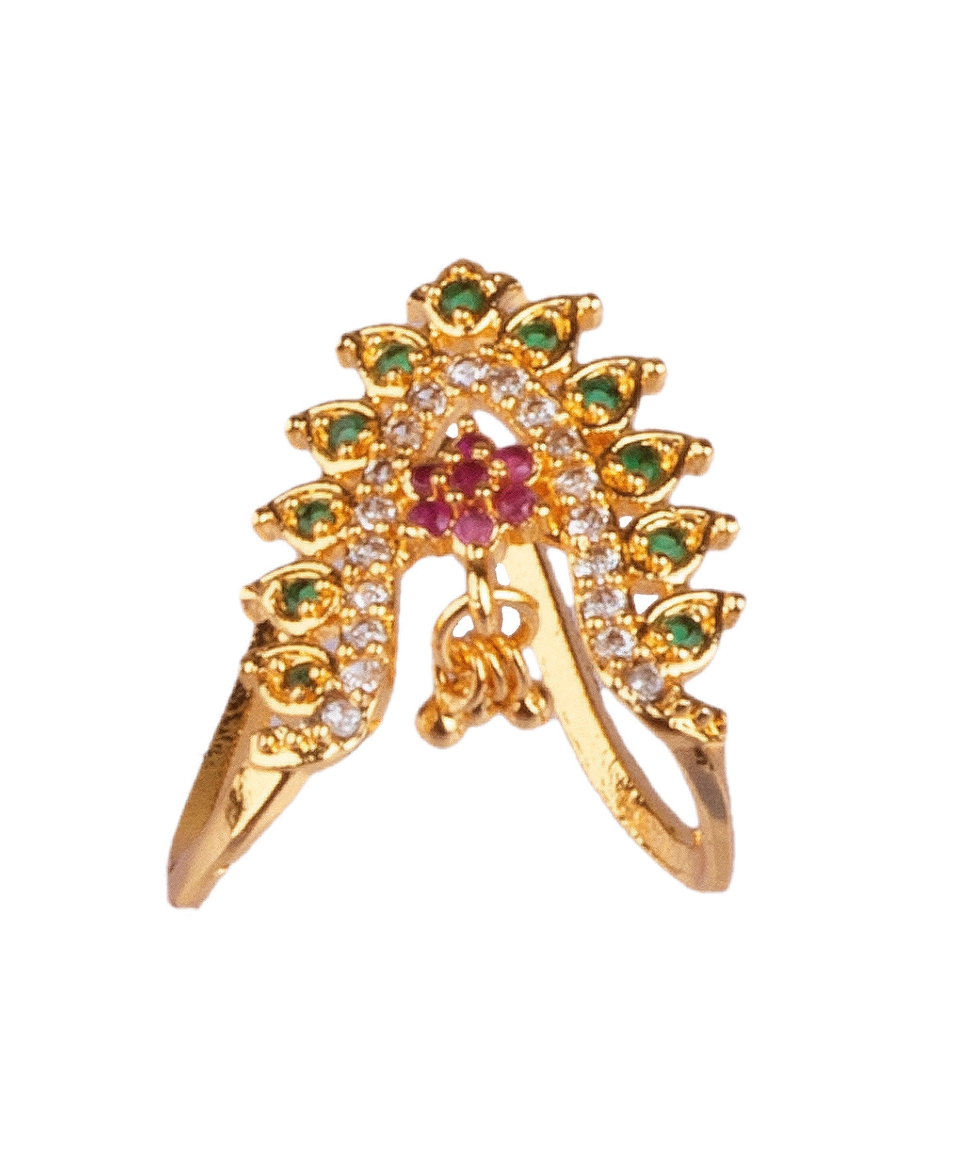 Adjustable Size Finger ring with Laxmi 16223N