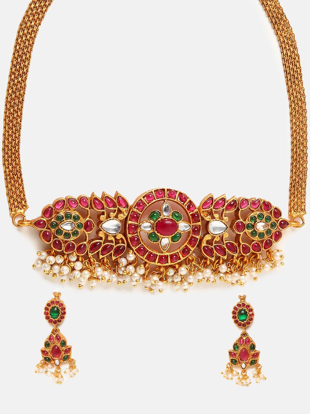 Antique Finish Best seller Short Choker Set 6296n