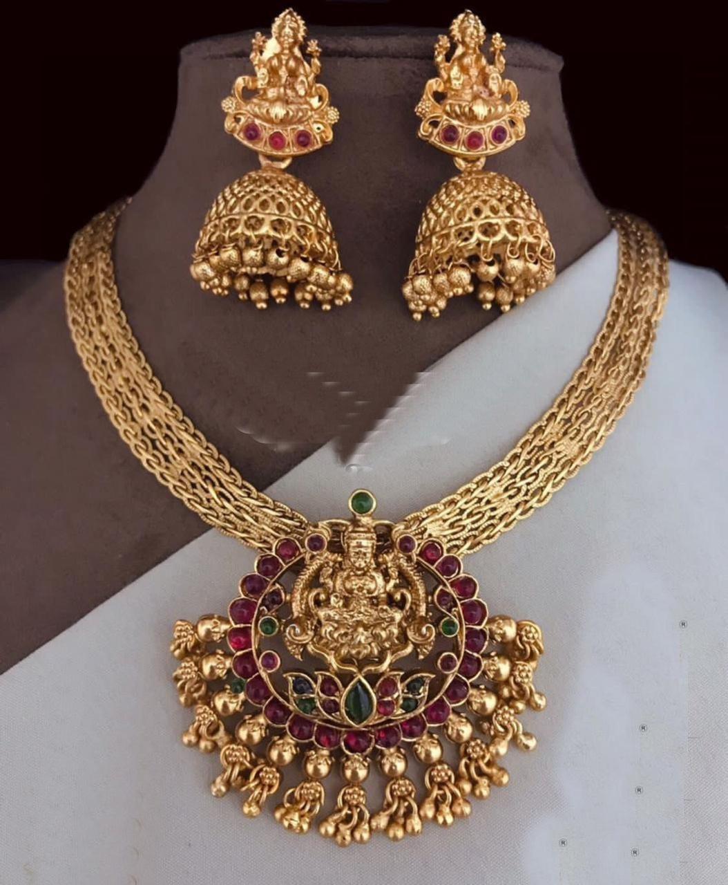Antique Finish Best seller short necklace Set 18280N – Griiham