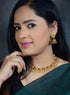 Antique Finish Laxmi short necklace 9941N - Griiham