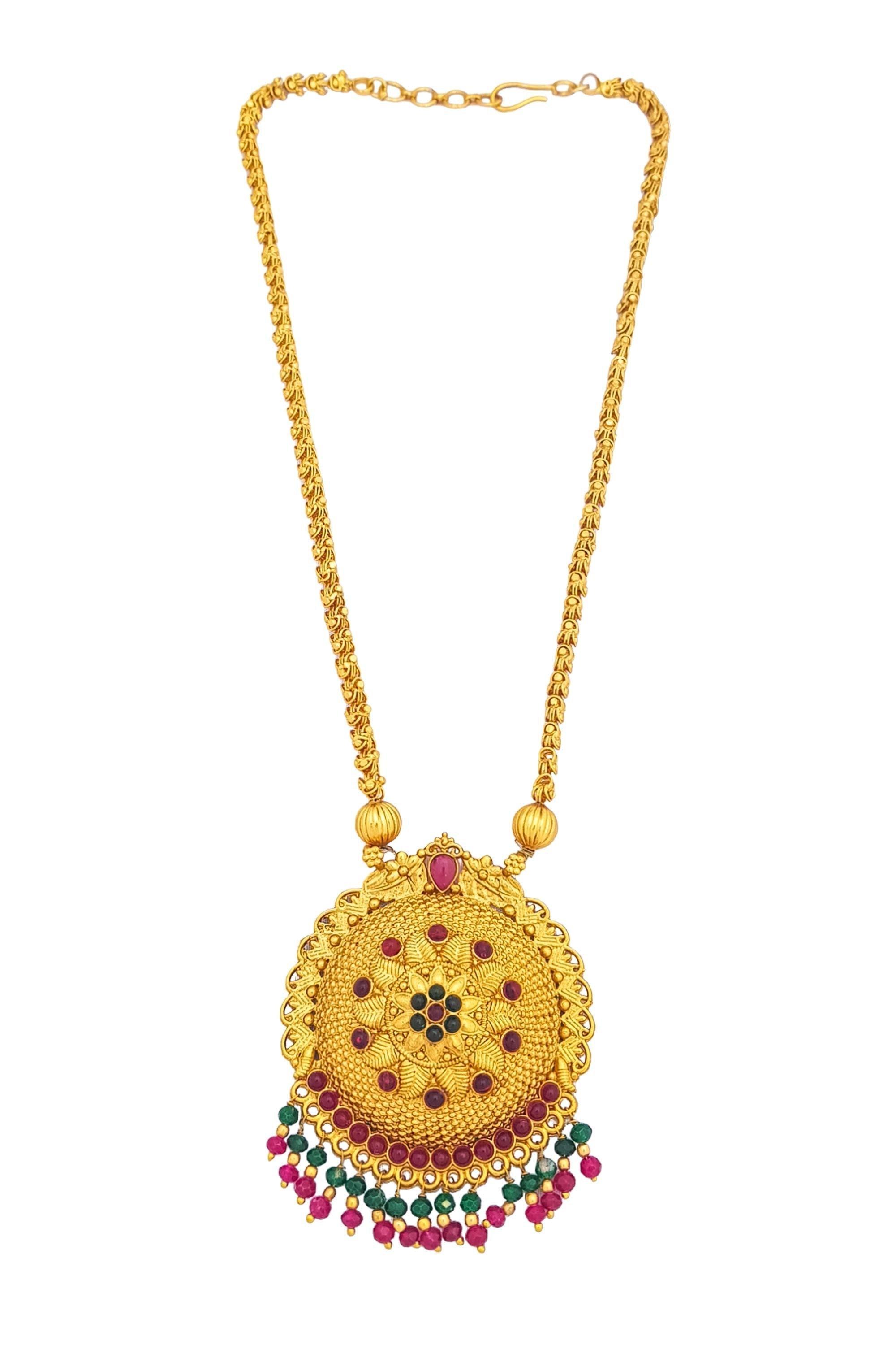 Antique Finish pendant necklace Set 18267N - Griiham