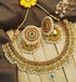 Antique Finish superhit design pearl short necklace 5896N-1