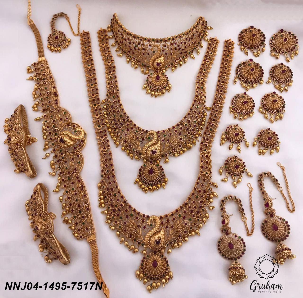 Antique Gold Finish Combo Set superhit design 7517N