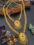 Antique Gold Finish Peacock Necklace Set Combo 13313N