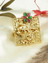 Antique Gold Plated Adjustable Size Designer Finger ring with Stones
