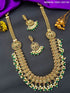 Antique Gold Plated Long Necklace Set 15511N