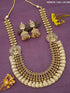Antique Gold Plated Long Necklace Set 15514N
