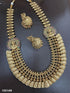 Antique Gold Plated Long Necklace Set - Griiham