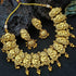 Antique Gold Plated Necklace Set 15505N - Griiham