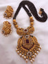Antique Gold finish pendant with Real CZ/Ruby 7463N