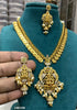 Antique Kasu Mala Gold Plated Medium Necklace Set 14615N