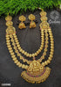 Antique finish 1st premium quality Ruby haram/Long necklace set 12059N - Griiham