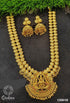 Antique finish 1st premium quality Ruby haram/Long necklace set 12061N - Griiham
