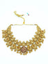 Antique finish short necklace set 12305N