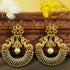 Antique gold finish cz/zercon hanging/ Earring/jhumka 10431N - Griiham