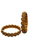 Set of 2 Gold-Plated Antique Bangles