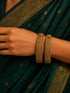 Set of 2 Gold-Plated Antique Bangles