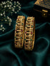 Set of 2 Gold-Plated Antique Bangles