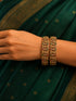 Set of 2 Gold-Plated Antique Bangles
