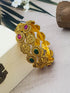 Gold Plated Set of 2 broad bangles