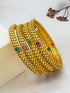 Gold Plated Set of 4 bangles