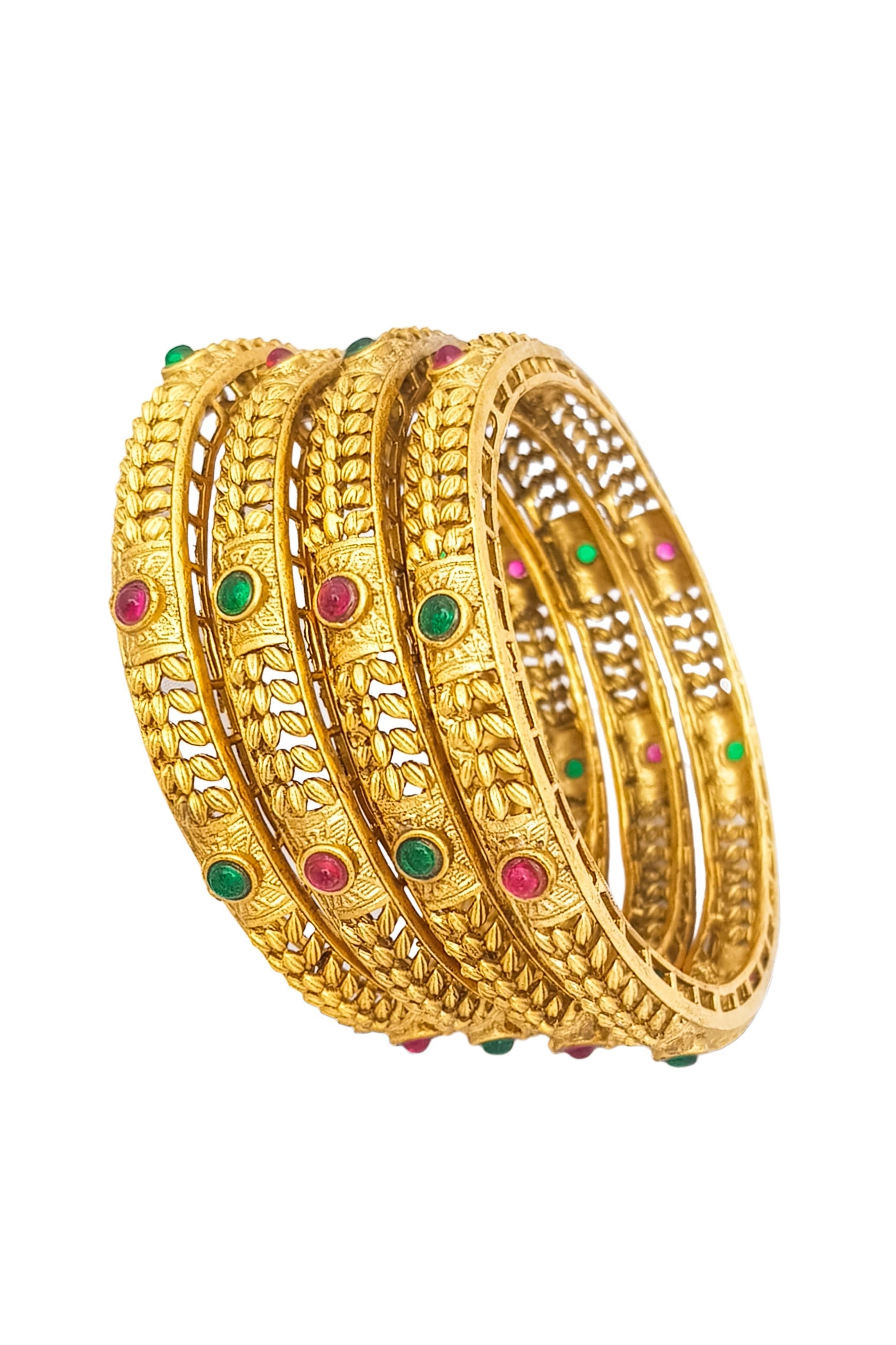 Bangle set of 4 temple collection 18195A