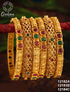 Bangle set of 6 temple collection 12182A