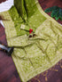 Banglori Handloom raw silk saree with weaving pallu 21057N