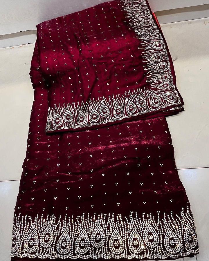 Beautiful designer Party wear saree with heavy work Saree 22530N-1