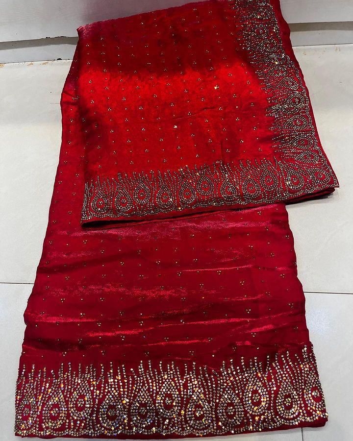 Beautiful designer Party wear saree with heavy work Saree 22530N-1