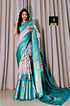 Beautifull soft Dola Semi-Silk Saree With Patola Foil print Saree 23484N