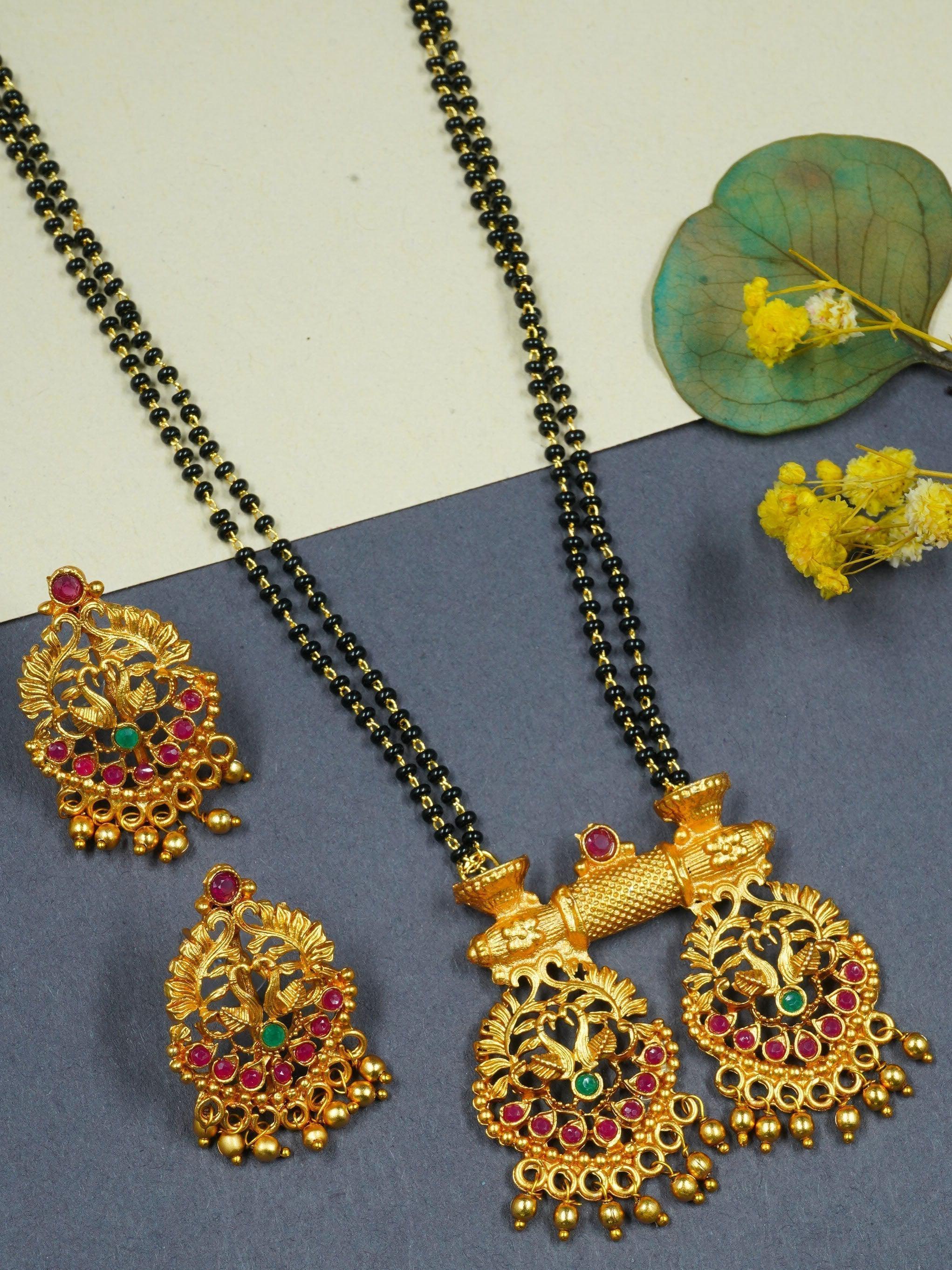 Black bead Managalsutram Mangalya chain 18 inches