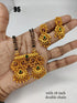Black bead wati mani pendant Mangalya chain necklace set 18 inches - Griiham