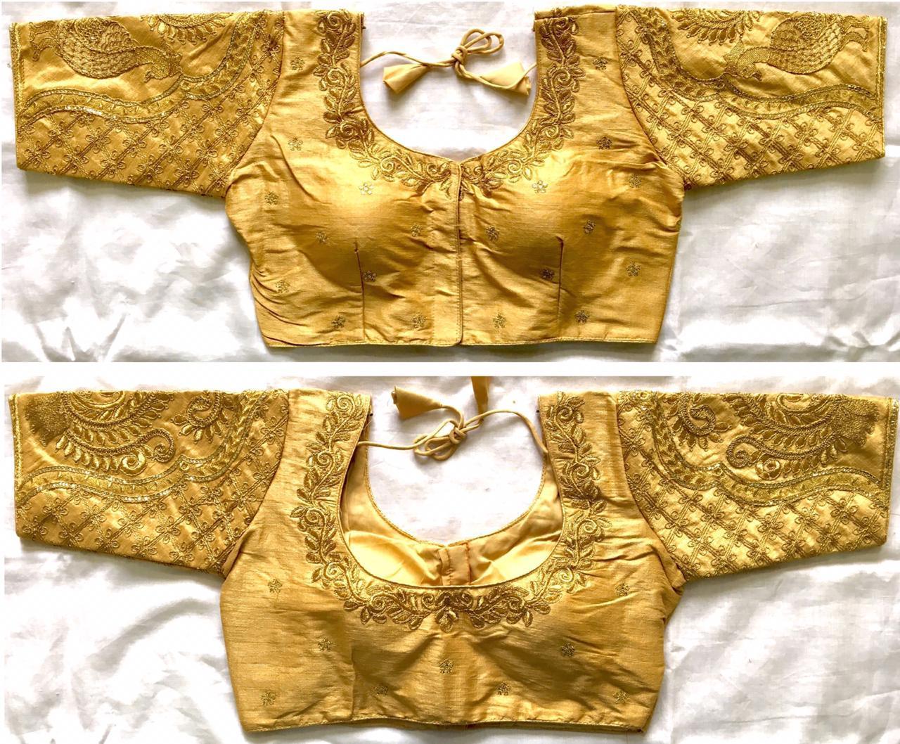 Blouse Design MOR Blouse has thread and seqquins work 16920N - Griiham