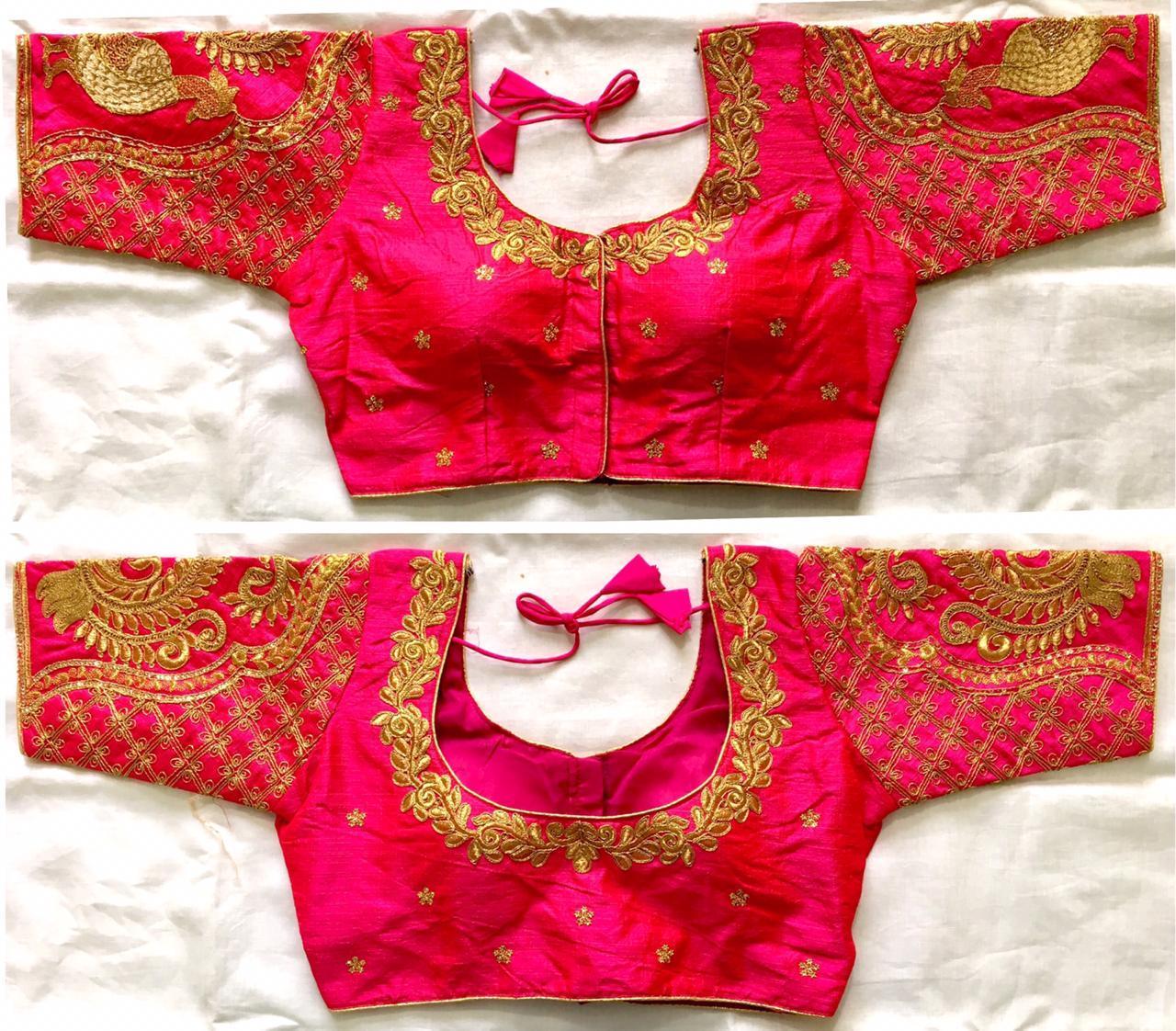 Blouse Design MOR Blouse has thread and seqquins work 16925N - Griiham