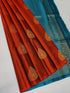 Borderless Kanjeevaram Semi-silk saree 14434N