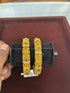 Gold Plated Set of 2 AD Bangles