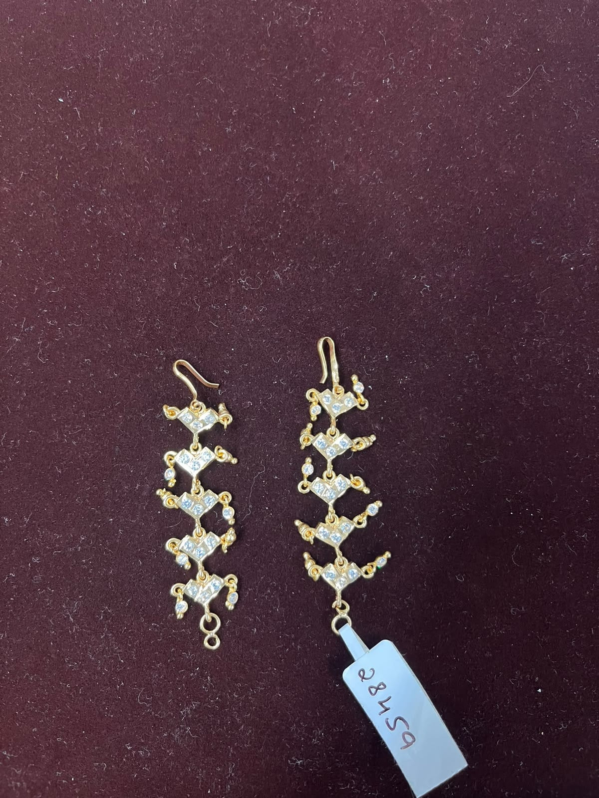 Gold Plated Adige Straight Single Line Maatil