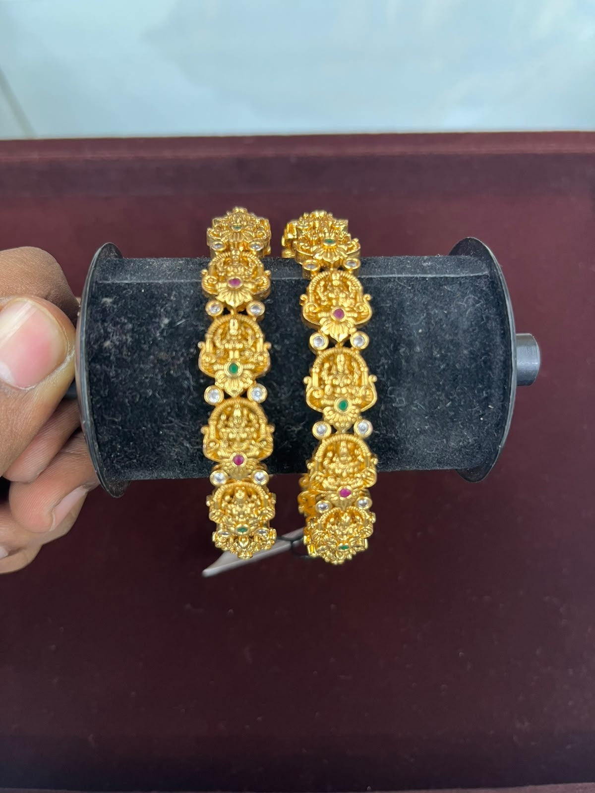 Premium Antique Set of 2 Lakshmi bangles