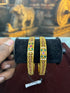 Premium Antique Set of 2 bangles with Kemp Stones