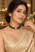 Gold Plated Swarovski Pearl AD Choker Necklace Set