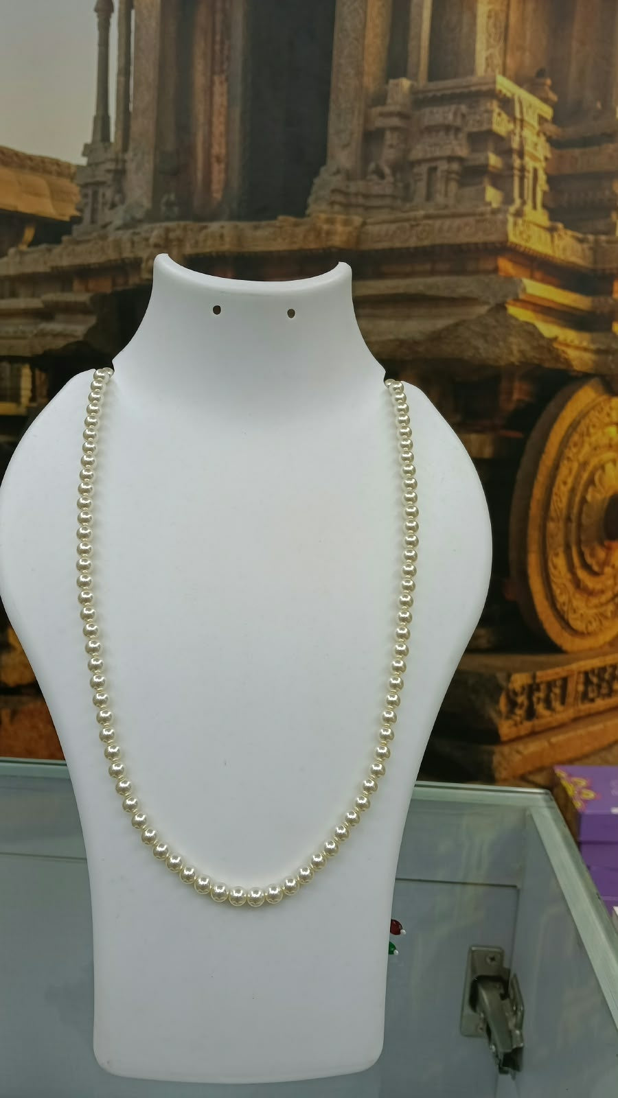 6mm Single Line Swarovski Pearl Maala